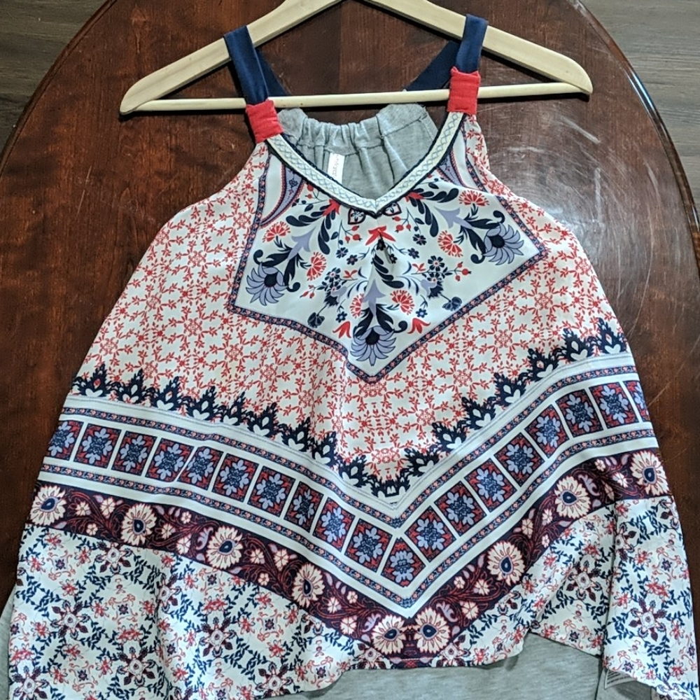 Floral tank top